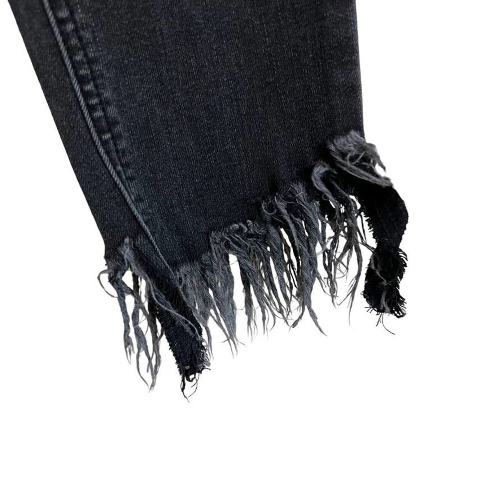 Free People High Rise Distressed Skinny Jeans Size 25 - Picture 11 of 16